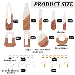 Kit de fabrication de boucles d'oreilles géométriques à faire soi-même&nbsp;DIY-TA0005-64
