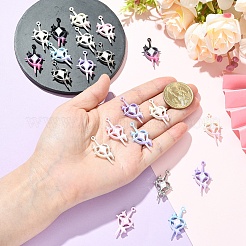 7 шт. подвески из сплава 7 цветов с кубическим цирконием&nbsp;FIND-YW0011-01