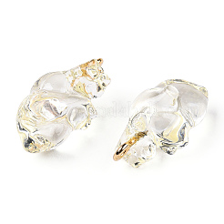 Прозрачные смоляные подвески&nbsp;RESI-E028-01G-09