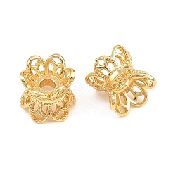 Embouts de perles en laiton double face&nbsp;KK-H292-36G-02