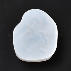 DIY мини Хэллоуин череп пищевые силиконовые Молды для статуй&nbsp;DIY-G054-C02