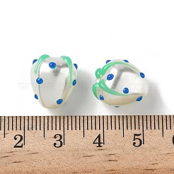 Запекаемые стеклянные бусины&nbsp;LAMP-Z014-02D