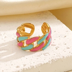 Кольца-манжеты из нержавеющей стали 304 для женщин&nbsp;LS-RJEW-I113-02G-01