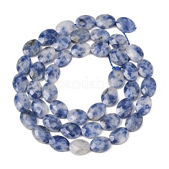 Натуральное синее пятно нитки из бисера яшмы&nbsp;G-H349-A01-06