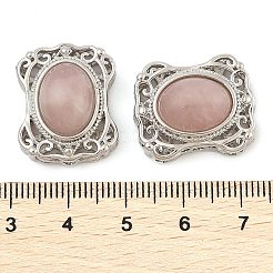 Многожильные звенья из розового кварца&nbsp;KK-M304-05P-04