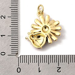 Латунь эмаль подвески&nbsp;KK-I359-03G-01