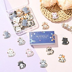 36 шт. 9 стиля печатных сплавных подвесок&nbsp;ENAM-SC0006-94