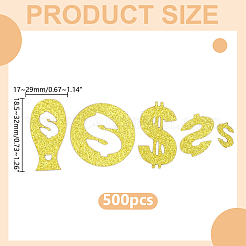 500 pieza 5 bolsas de confeti de pvc&nbsp;DIY-HY0003-71
