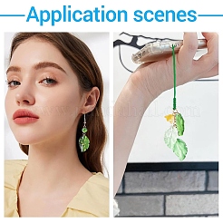 60шт 3 стиля прозрачные стеклянные подвески&nbsp;GLAA-YW0002-62