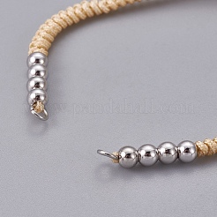 Fabrication de bracelets de perles tressées en nylon&nbsp;BJEW-F360-FP12
