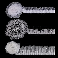 3 стиль полиэстер плиссированная атласная плиссированная кружевная лента&nbsp;OCOR-PH0006-60