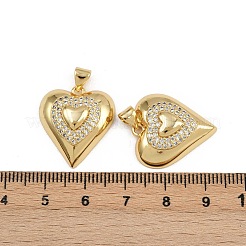 Messing micro pave klare zirkonia anhänger&nbsp;ZIRC-I367-13G-01
