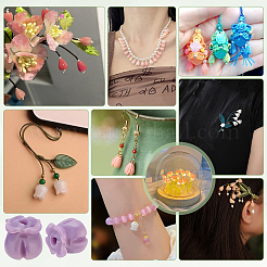 150 pièce de perles d'imitation de résine opaque&nbsp;RESI-PH0002-77B