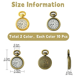 20шт 2 цвета сплава эмалевые подвески&nbsp;FIND-YW0004-90