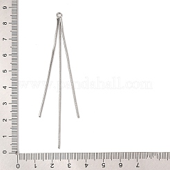 Латунные квадратные змеиные цепи кисточки большие подвески&nbsp;KK-G510-02P