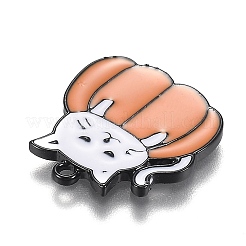 Подвески из сплава с эмалью на осеннюю тему&nbsp;X-ENAM-J649-06B-02