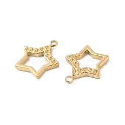 Ionenplattierung (IP) 304 Edelstahl Anhänger Strass-Einstellungen&nbsp;STAS-Q215-03G