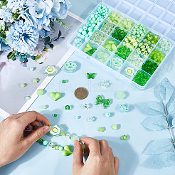 Kits de perles acryliques opaques et transparentes&nbsp;MACR-SP0001-48A