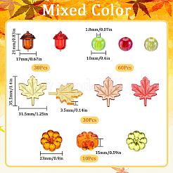 DIY Thanksgiving Day Blatt Eichel rund Schmuckherstellung Finding Kits&nbsp;FIND-SP0001-97