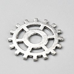 Pendentifs en alliage de zinc de style tibétain&nbsp;PALLOY-CJC0020-09AS