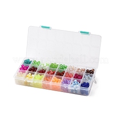 Perles de verre 24 couleurs&nbsp;GLAA-JP0001-12