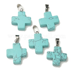 Synthetischen Türkis Anhänger&nbsp;G-Z067-06P-04