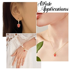 6 шт. 6 стиля латунных эмалевых подвесок&nbsp;KK-CJ0003-69