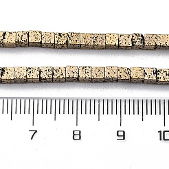 Гальванические бусины из натуральной лавы&nbsp;G-A256-B01-02C