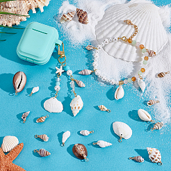 100 шт. 10 стиля подвески в виде ракушек&nbsp;PALLOY-PH01882