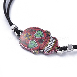 Bracciali a cordino elastico regolabili&nbsp;BJEW-JB05282-M