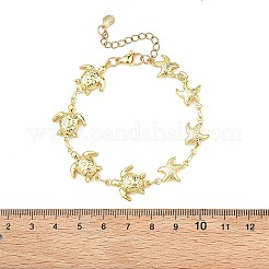Pulseras de cadena de eslabones de acero inoxidable 304 para mujer&nbsp;BJEW-JB13630