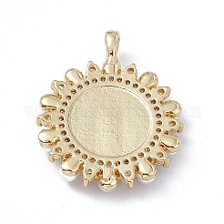 Стойки обшивки латунь микро проложить Циркон подвеску&nbsp;KK-G451-07G