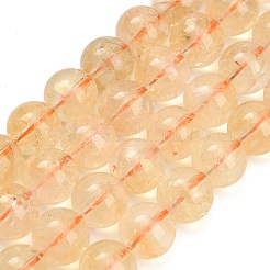 Perline citrino naturale fili&nbsp;GG-CBACB71-03-10mm