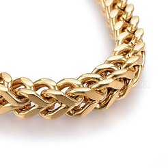Bracelets à chaîne en acier inoxydable 304&nbsp;BJEW-L631-38G