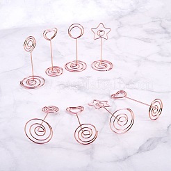 Держатель визитки из углеродистой стали в 16 стилях&nbsp;AJEW-SZ0001-82