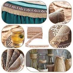 12.5 m de ruban de jute&nbsp;AJEW-GF0014-55A