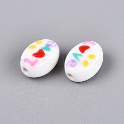 Porcelaine à la main des perles en céramique&nbsp;PORC-Q005-07E