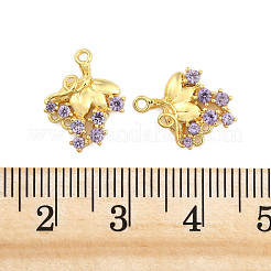 Ссылки на компоненты люстры из латуни с фиолетовым кубическим цирконием&nbsp;KK-H071-01G