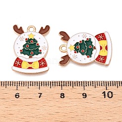 Natale in lega tema ciondoli smaltati&nbsp;ENAM-T020-33F