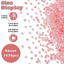 70 г прозрачных стеклянных бусин&nbsp;EGLA-YW0005-30A