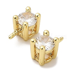 Латунный микро-паве кубический цирконий&nbsp;KK-S397-02D