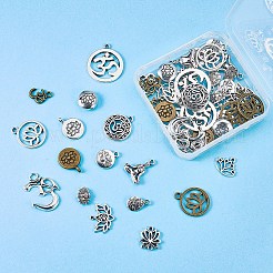 Подвески для темы йоги с тибетским стилем&nbsp;TIBE-SC0002-01