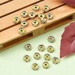 Латунные бусины разделители для поставки стразов&nbsp;RB-A014-Z8mm-28G