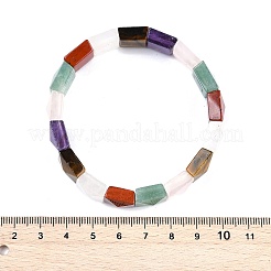Stretch-Armbänder aus Natursteinperlen mit gemischten Steinen für Frauen und Männer&nbsp;BJEW-C097-06-01