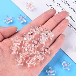 Прозрачные акриловые бусины&nbsp;MACR-S373-105-B01