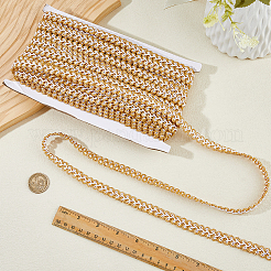 Полиэстеровая сороконожка плетеная волнистая лента&nbsp;OCOR-WH0111-43A