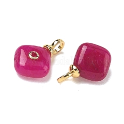 Teñidos colgantes de jade blanco natural&nbsp;KK-B157-42C-04