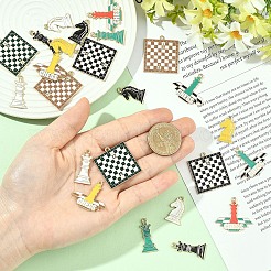 24шт 12 стиля подвески из сплава с эмалью&nbsp;ENAM-YW0008-54