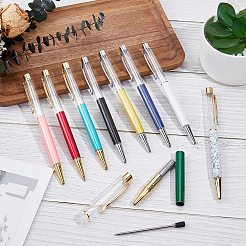10 bolígrafo de tubo vacío creativo de 10 colores&nbsp;AJEW-GF0014-31A