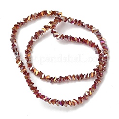 Гальванизируйте прозрачное стекло бисер нитей&nbsp;EGLA-P061-04C-AB03